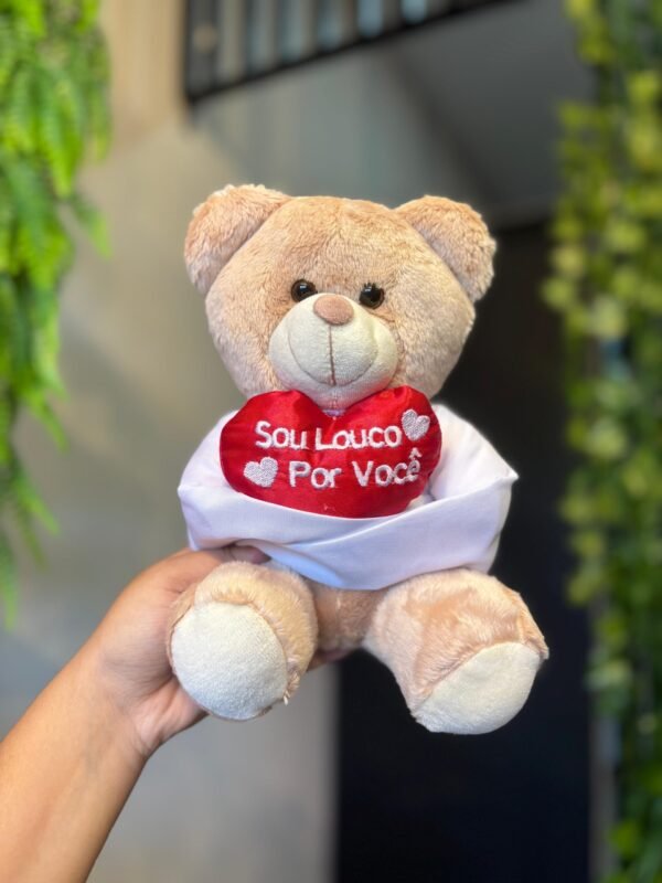 Pelúcia urso sou louco(a) por você