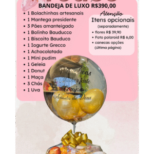 Bandeja de luxo
