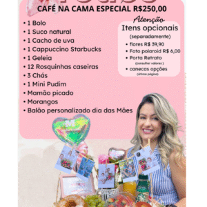 Cesta café na cama especial