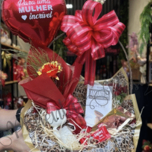 Cesta com chocolates Luxo 1