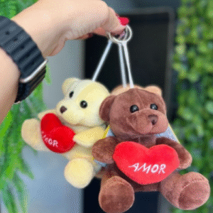 Pelúcia mini urso 12 cm