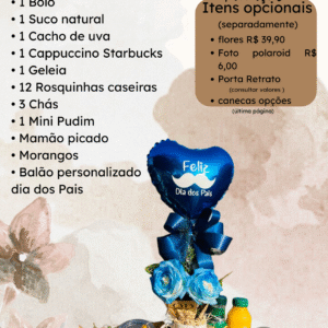 Café na cama do Papai