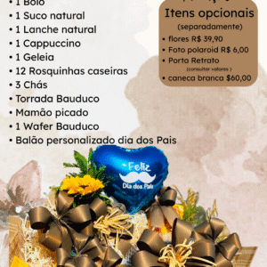 Café da manhã Glamour - Dia dos Pais