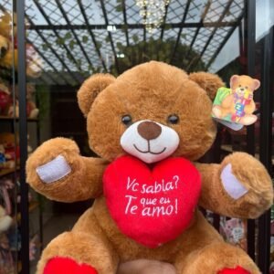 Pelúcia Vc sabia? Que eu te amo?