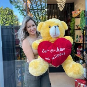 Pelúcia te amo mil milhões